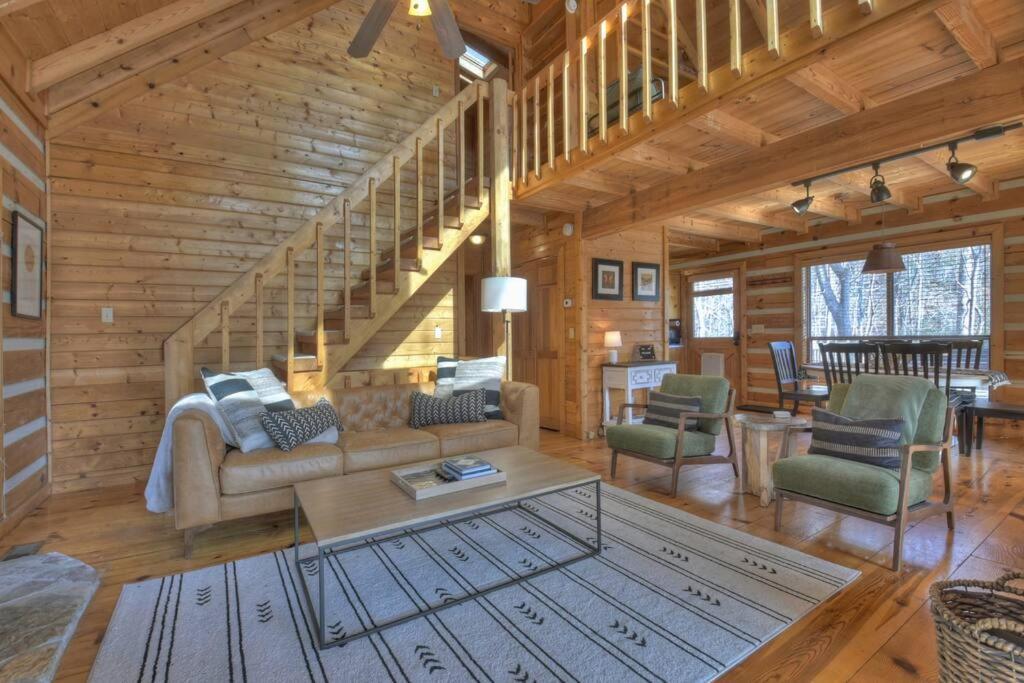 Waywish Waterfront Cabin In Blue Ridge Mountains Екстер'єр фото