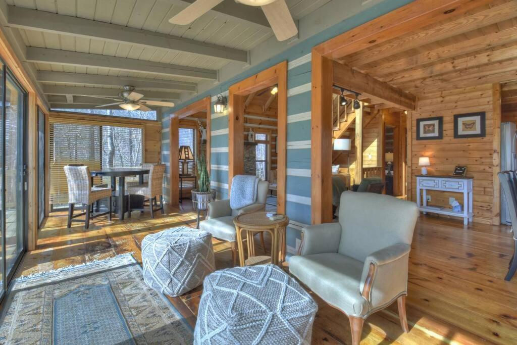 Waywish Waterfront Cabin In Blue Ridge Mountains Екстер'єр фото
