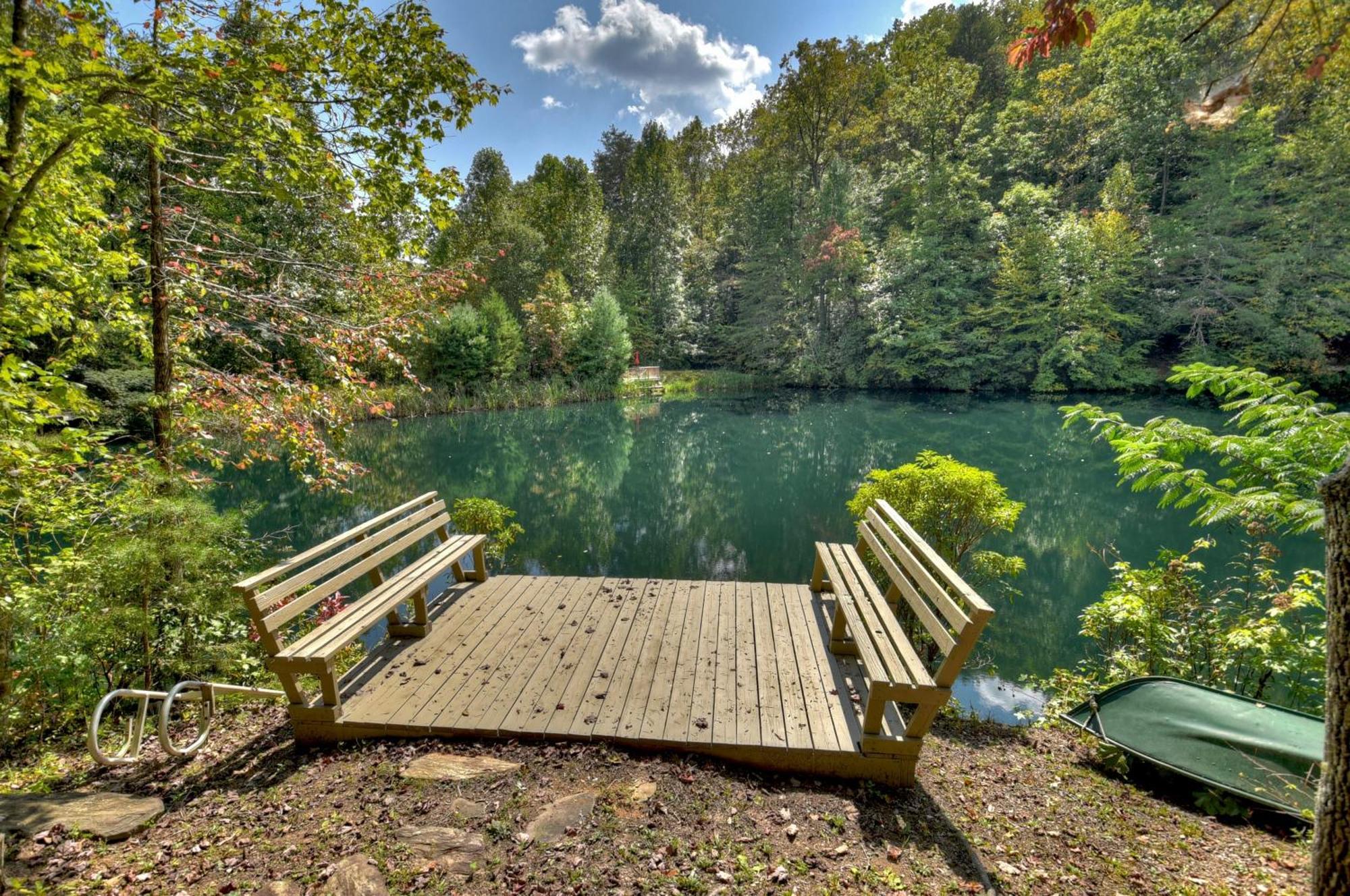 Waywish Waterfront Cabin In Blue Ridge Mountains Екстер'єр фото