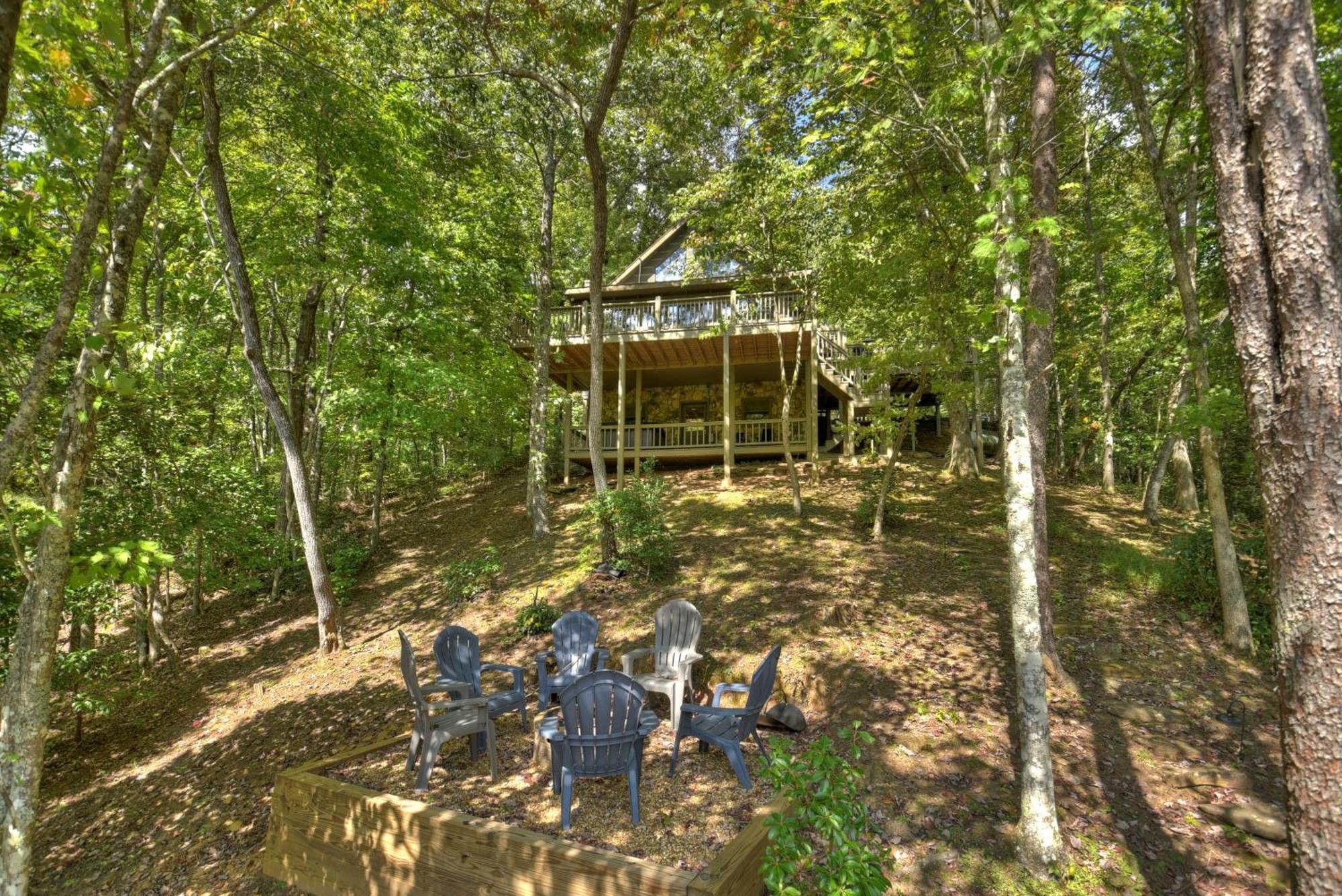 Waywish Waterfront Cabin In Blue Ridge Mountains Екстер'єр фото