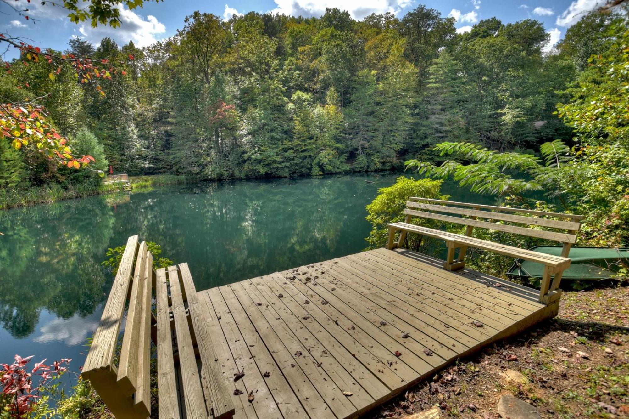 Waywish Waterfront Cabin In Blue Ridge Mountains Екстер'єр фото