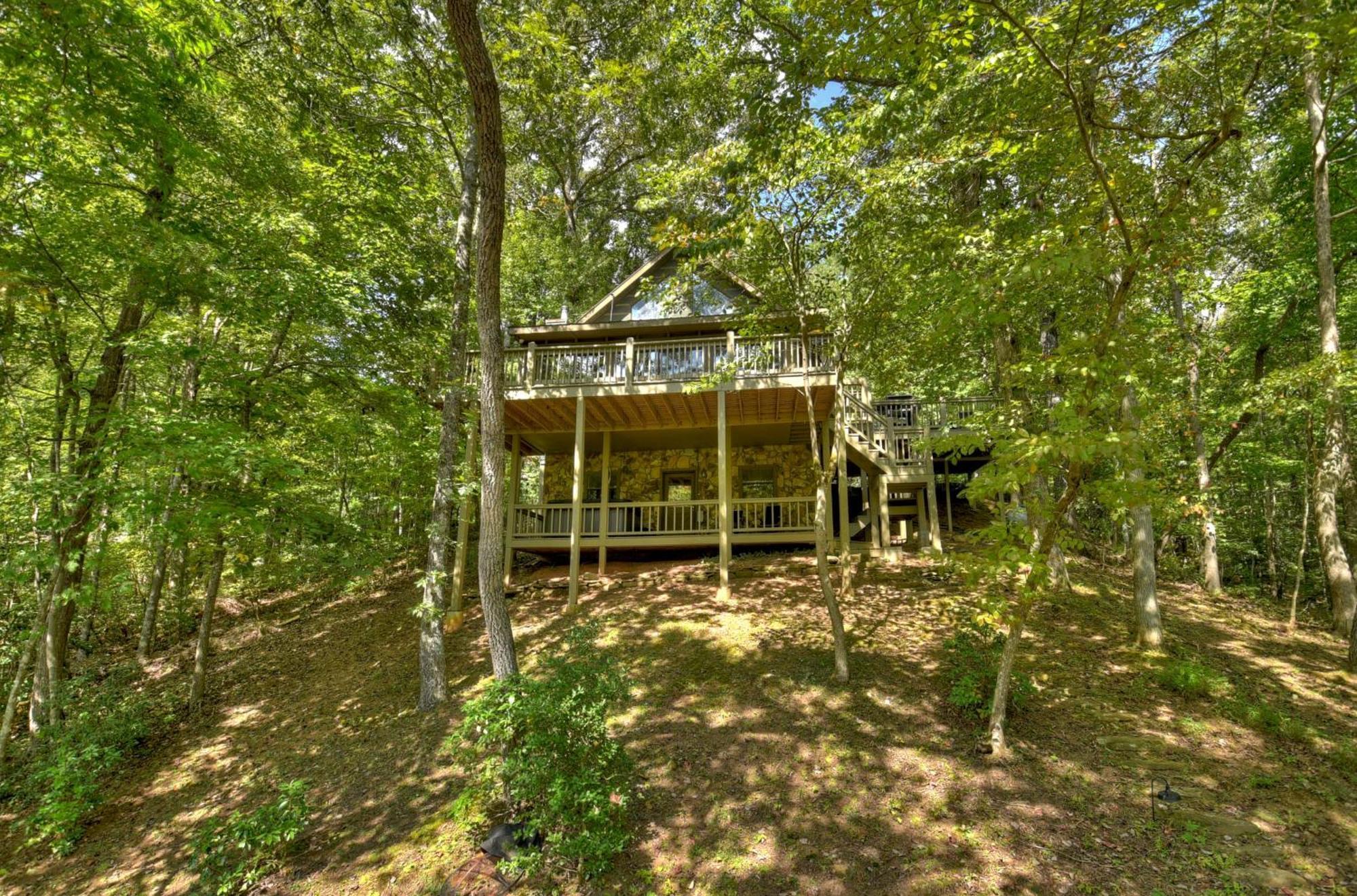 Waywish Waterfront Cabin In Blue Ridge Mountains Екстер'єр фото