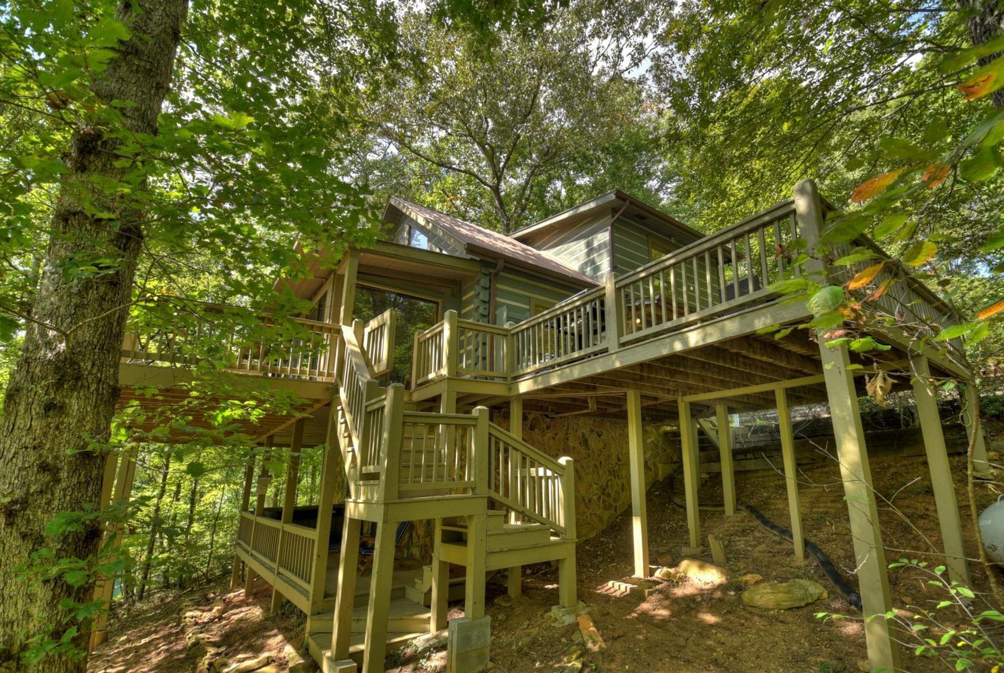 Waywish Waterfront Cabin In Blue Ridge Mountains Екстер'єр фото